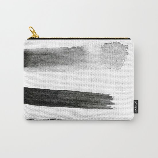 MONOCHROME TEXTURE STROKES Carry-All Pouch