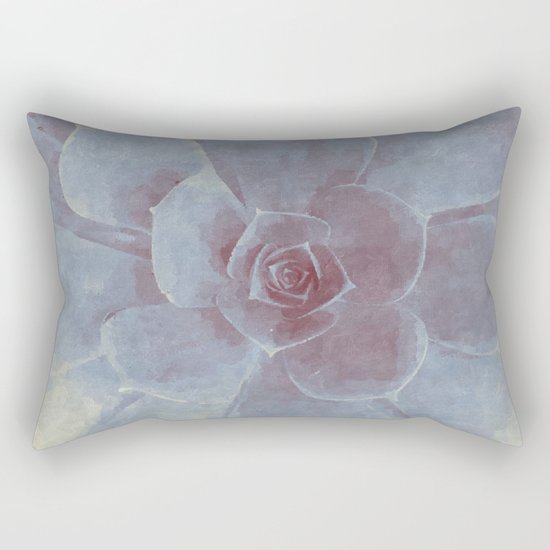 Geometric Succulent Rectangular Pillow