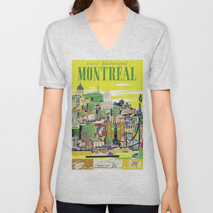Montreal V Neck T Shirt