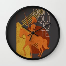 Books Collection: Don Quixote Wall Clock
