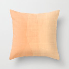 A Touch Of Curry - Soft Geometric Minimalist Throw Pillow