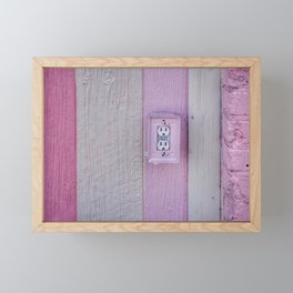Shades of Pink Framed Mini Art Print