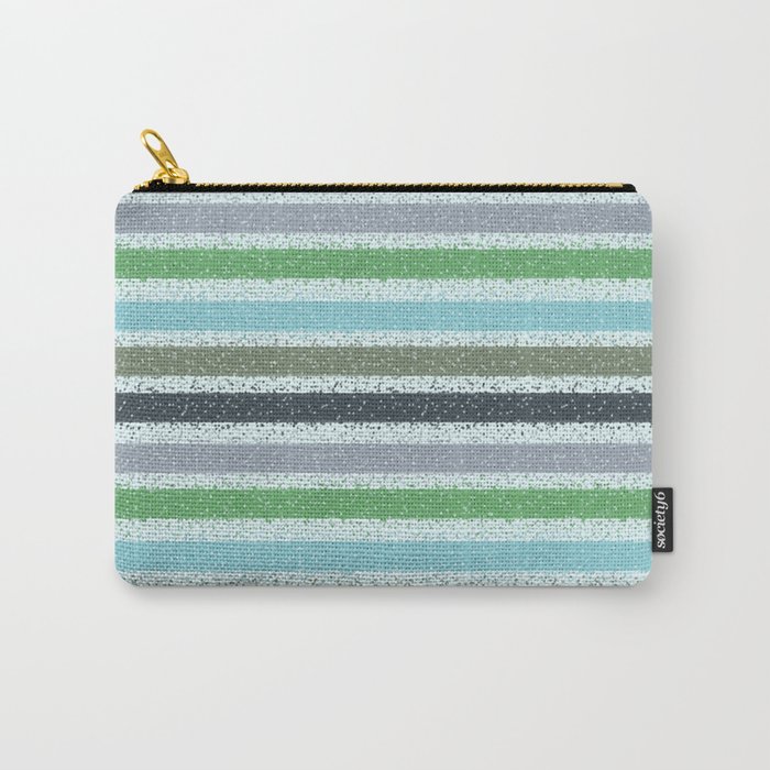 Coastal Vibes Stripes Carry-All Pouch