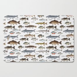 A Few Freshwater Fish Cutting Board