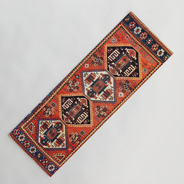 Kazak Southwest Caucasus Rug Print Yoga Mat by Vicky Brago