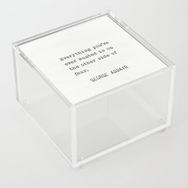 George Addair quote Acrylic Box