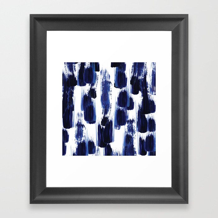 Blue mood Framed Art Print
