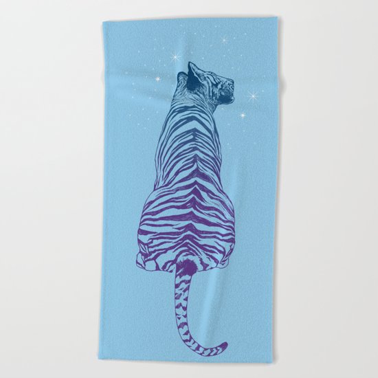 Tiger + Stars Beach Towel