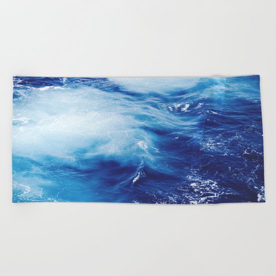 Ocean #blue Beach Towel