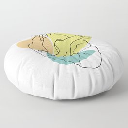 Heart Anatomy Floor Pillow