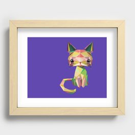 Cute cat Recessed Framed Print