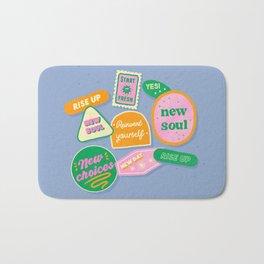 New day, new choices, new soul Bath Mat | Mentalhealth, Reinventyourself, Drawing, Curated, Positivethinking, Newday, Startfresh, Selfcare, Newstart, Selflove 