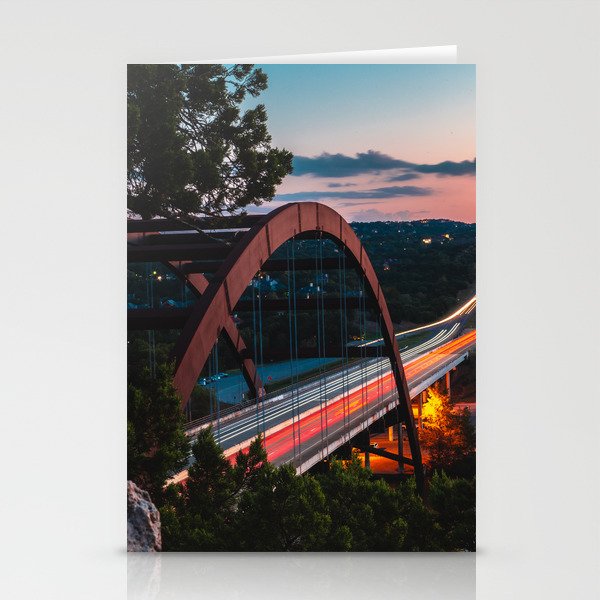 (Austin) 360 Bridge Overlook - Sunset Stationery Cards