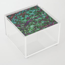 magenta green floral fairy bed Acrylic Box