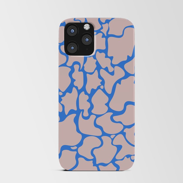 Cracked Cow Print iPhone Card Case