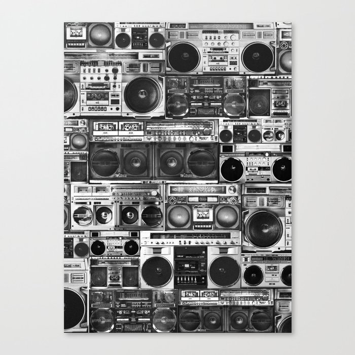 house of boombox Canvas Print