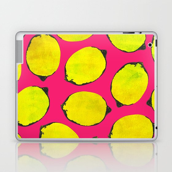 Lemon pattern Laptop & iPad Skin