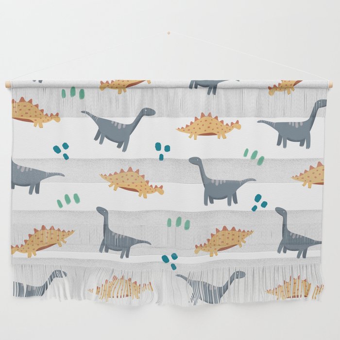 Cute Dinosaurs Print Dino Lover Pattern Wall Hanging