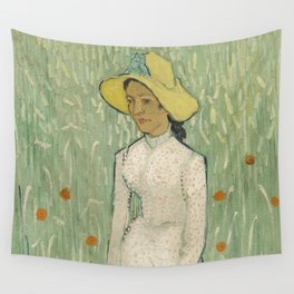 Girl in White - Vincent van Gogh (1890) Wall Tapestry
