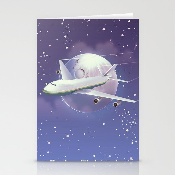 book a flight today Stationery Cards