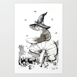 Fox in Wonderland Art Print