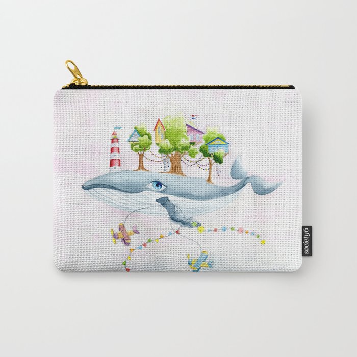 Sky Whale Carry-All Pouch