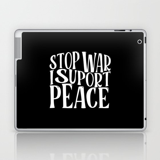 Stop war I support peace in Ukrainia Laptop & iPad Skin