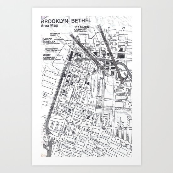 Map Art Print