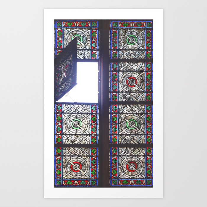 Open Window - Notre Dame Cathedral, Paris 2015 Art Print