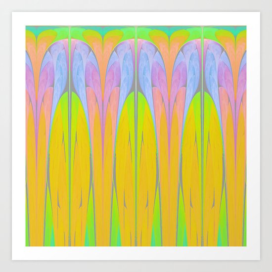 Art Deco III (Variation II) Art Print