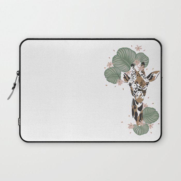 watercolor giraffe lover  Laptop Sleeve