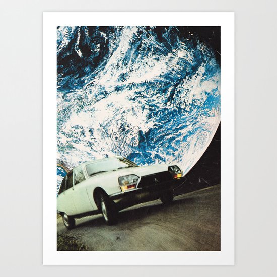 Space car Art Print