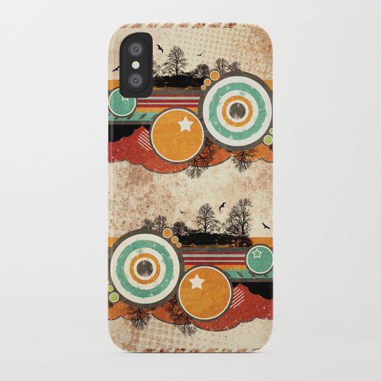 Retro Mash Up. iPhone Case