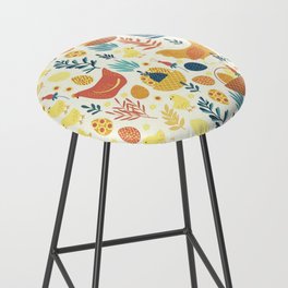 Happy Easter Cute Vintage Chicken Collection Bar Stool