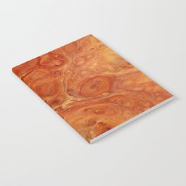 Burnt Orange Fire Lava Flow Notebook