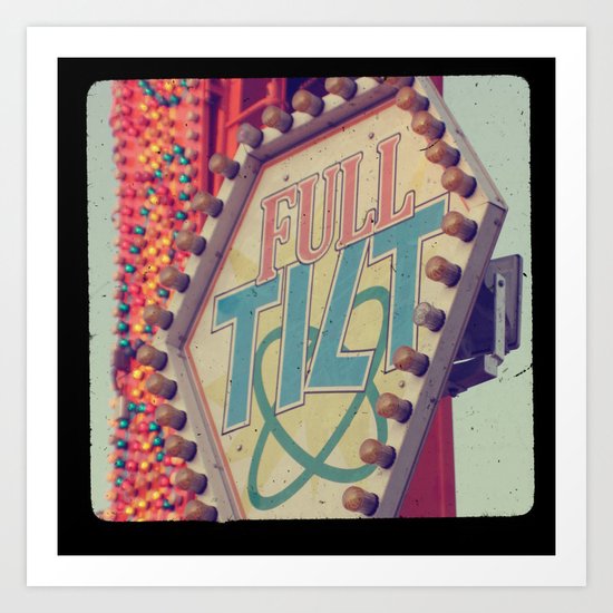 Full Tilt carnival ttv photo Art Print