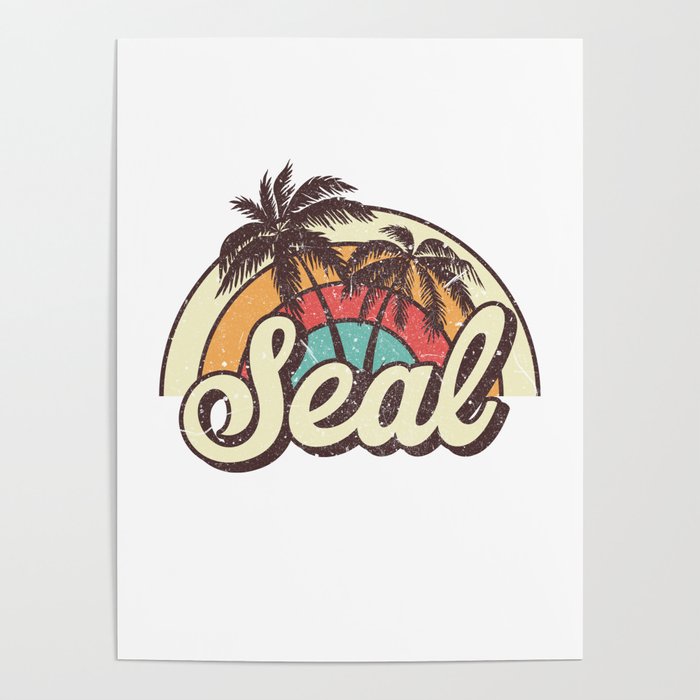 Seal beach city Poster