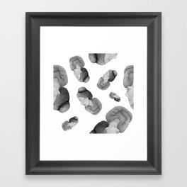 Smiling girl Framed Art Print