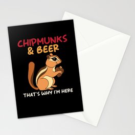 Chipmunk Stationery Card