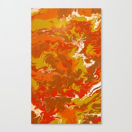 Movement Orange Canvas Print