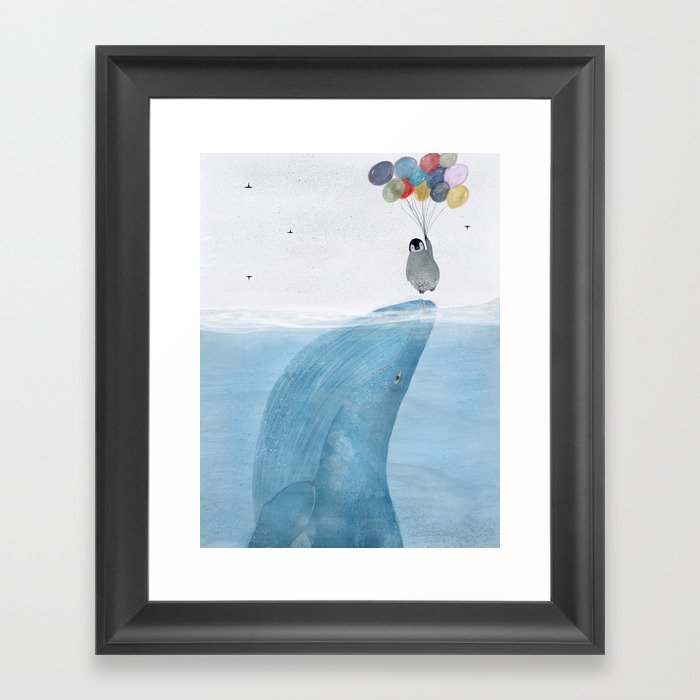 uplifting Framed Art Print by bribuckley Society6