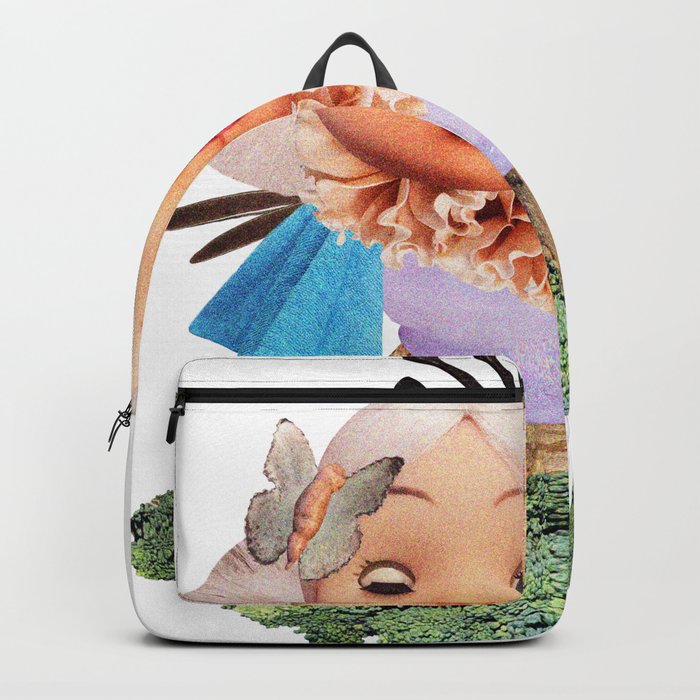 Garden of Unearthly Sardines Backpack by Nicole Sarge Society6
