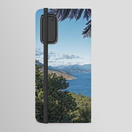 New Zealand Photography - Fitzroy Bay Surrounded By Forest Android Wallet Case