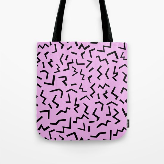 Zig Zag pattern geometric angular minimal modern print design charlotte winter Tote Bag