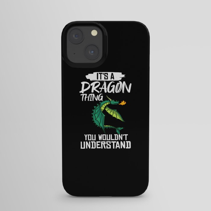 Dragon Head Funny Cute Fantasy Creature iPhone Case