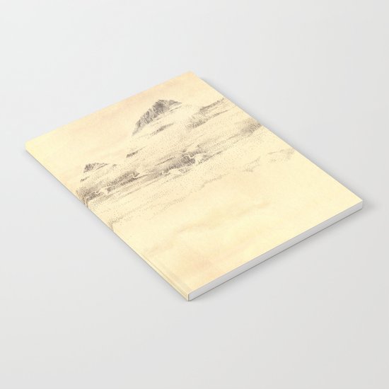 Egrets in Golden Morning Mist Notebook