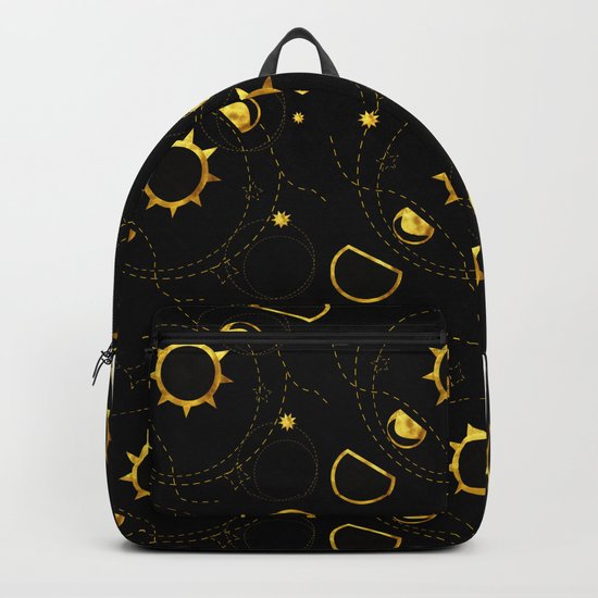 Solar Eclipse black Backpack