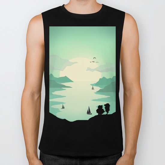 Sunrise of love Biker Tank