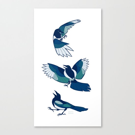 Magpie Canvas Print