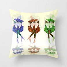 CAN CAN GIRLS Throw Pillow